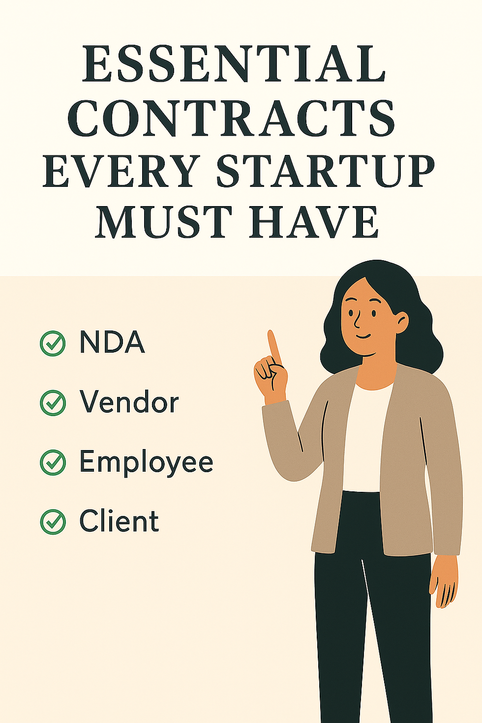 Essential Contracts Every Startup Must Have (NDA, Vendor, Employee, Client)
