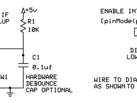 State change detection for active LOW inputs 