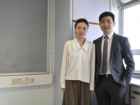 「校園感恩故事徵集計劃」《特別嘉許獎》黃心怡同學&李蹊言副校長
