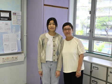 「校園感恩故事徵集計劃」《特別嘉許獎》蔡詠斯同學&袁英儀女士