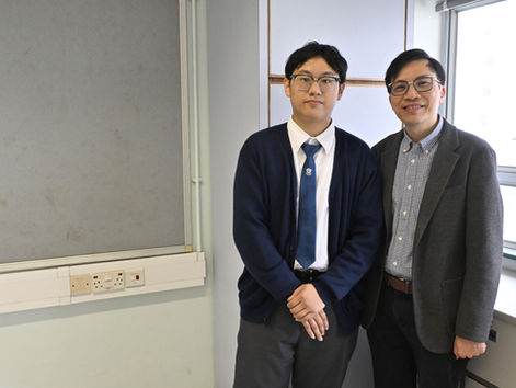 「校園感恩故事徵集計劃」《特別嘉許獎》李萬翹同學&鄒志良老師