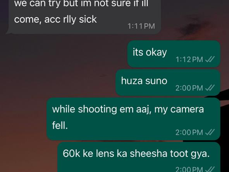 PROOF OF COMMUNICATION WITH CAST