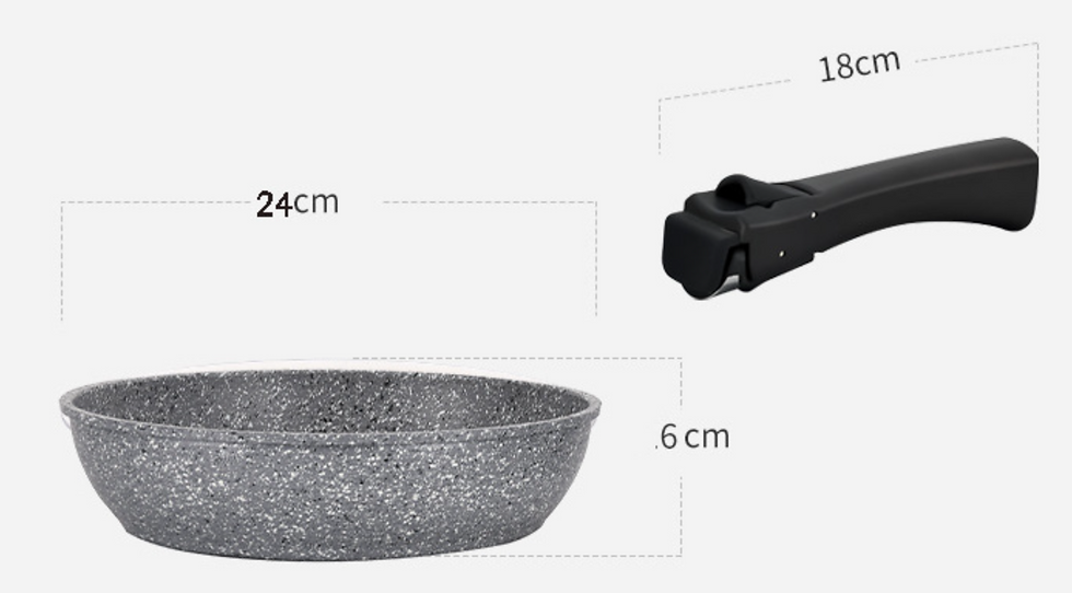Thumbnail: Marble coating aluminum cookware set