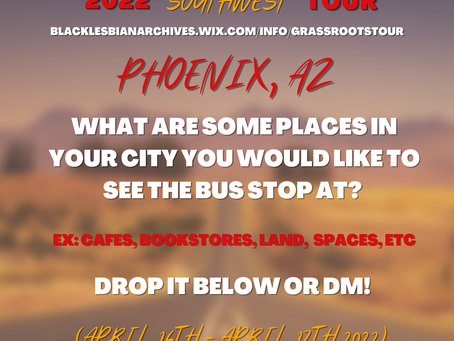 Phoenix, AZ (2022 Southwest Tour)