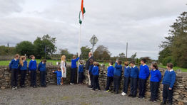 Children’s Land League raise flag for museum twinning