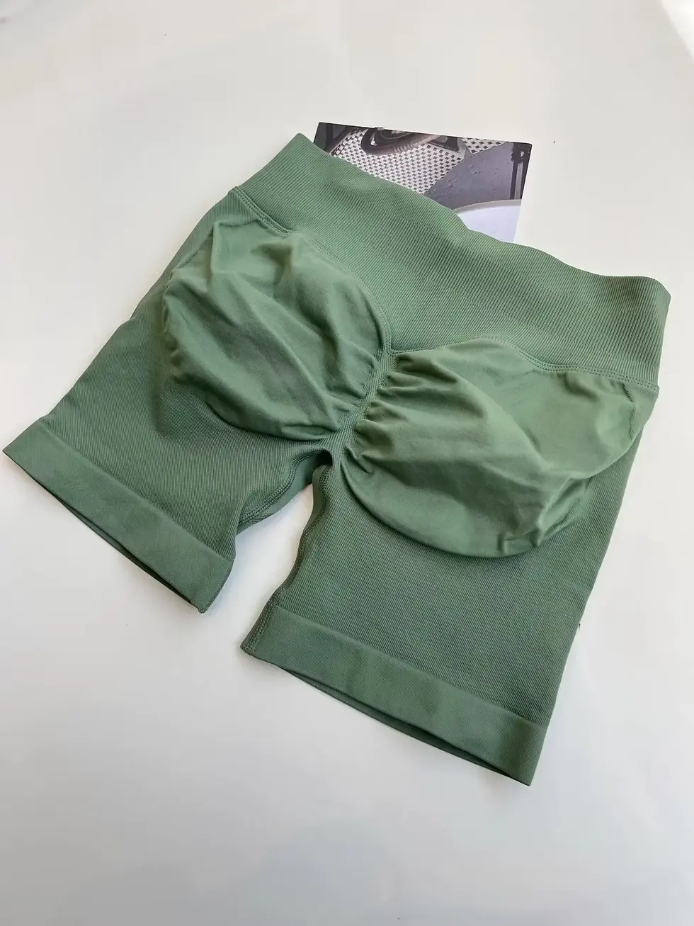 Thumbnail: Summer Women Scrunch Bum Gym Shorts With Low Waist Yoga Shorts Seamless Scrunch
