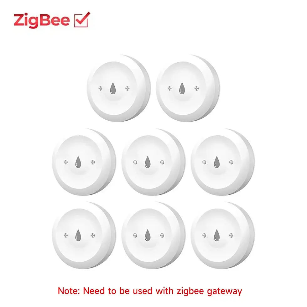 Thumbnail: Tuya ZigBee Smart Water Leak Sensor Flood Leakage Sensor Alarm APP Remote