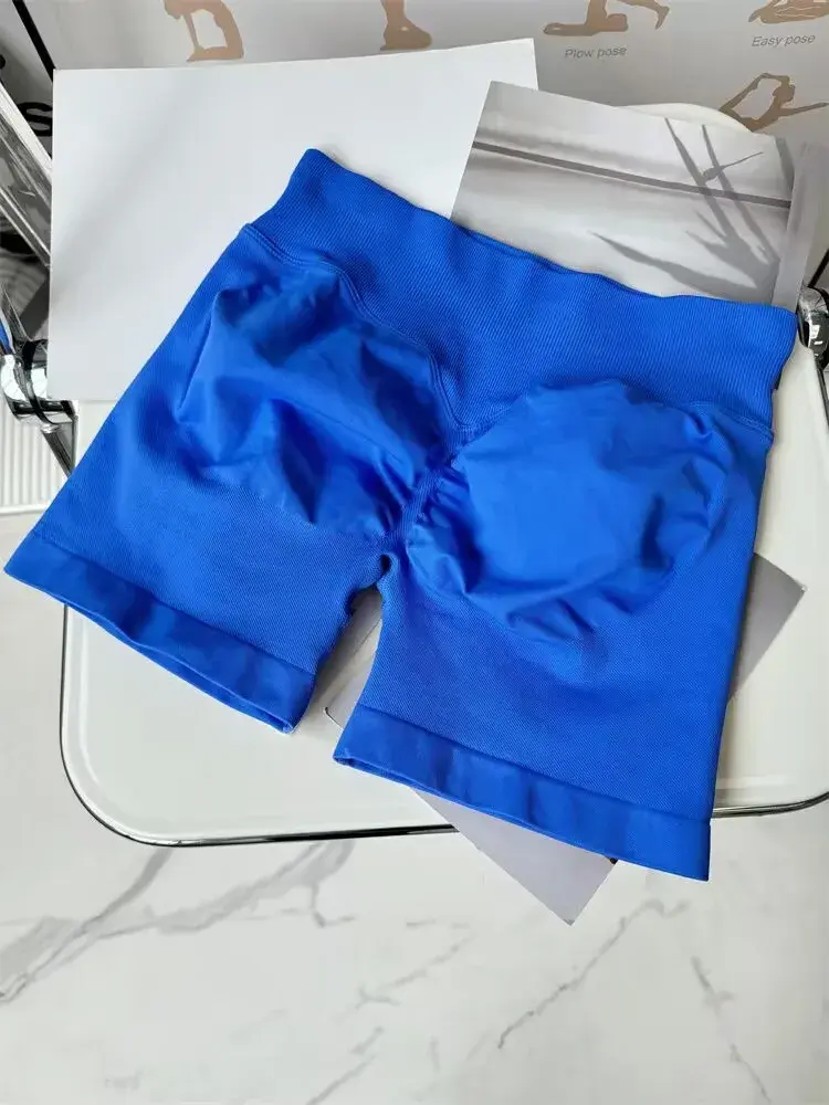 Summer Women Scrunch Bum Gym Shorts With Low Waist Yoga Shorts Seamless Scrunch