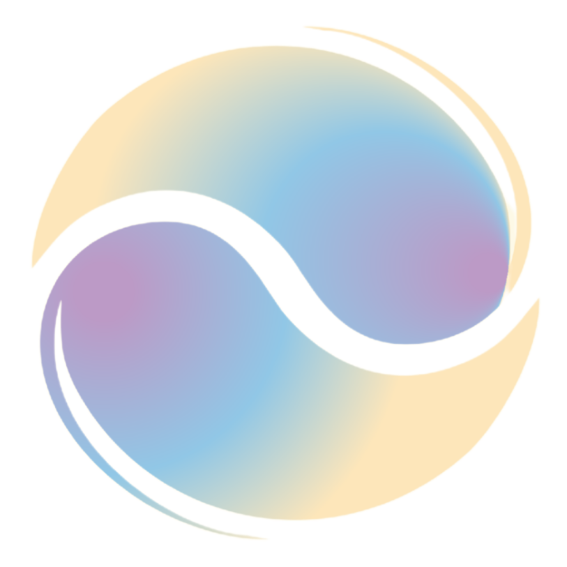 Meditation TaiChi logo featuring a stylized blue and yellow Tai Chi symbol.