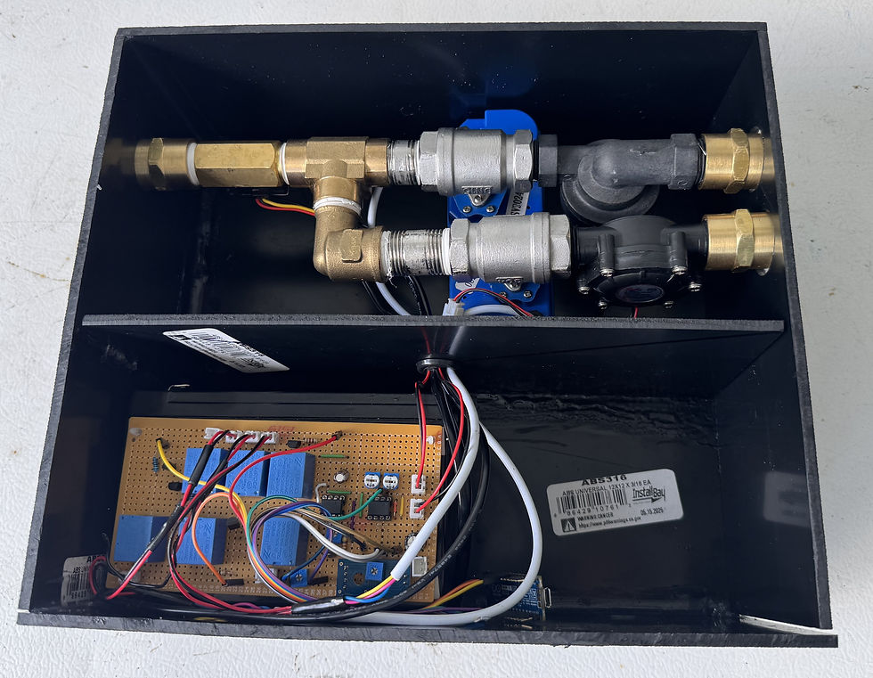 Valve Enclosure (Also has a furnished top but will not be installed until final completion) 