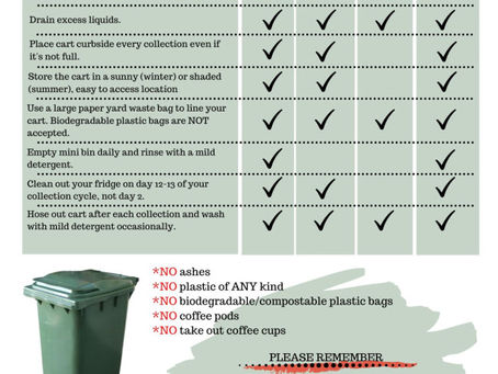 Helpful Tips & Advice for Using Your Green Cart