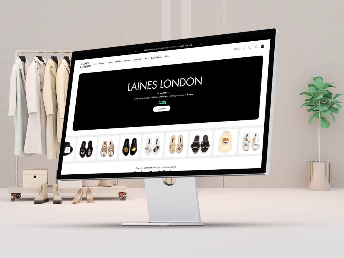 Laines Of London USA & UK, eCommerce Project