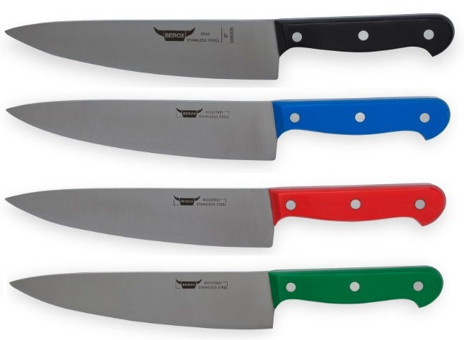 Berox - סכין שף 21 ס"מ בצבעים