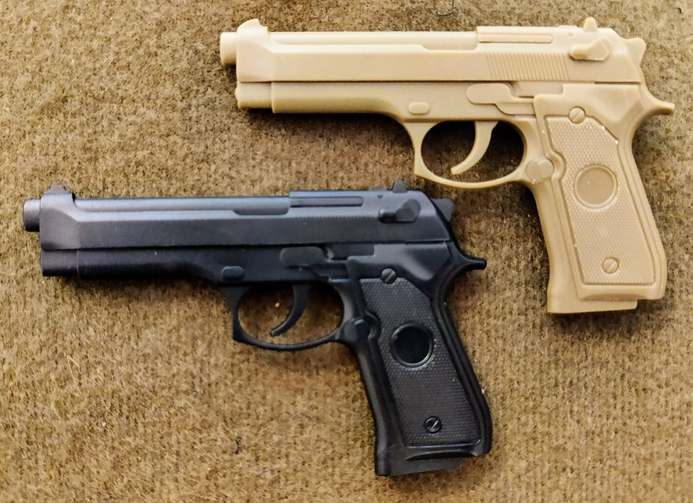 Thumbnail: פאטצ' וולקרו בצורת אקדח מפולימר תלת מימדי