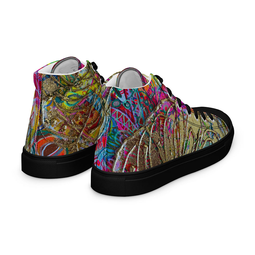 Thumbnail: Men’s high top canvas shoes