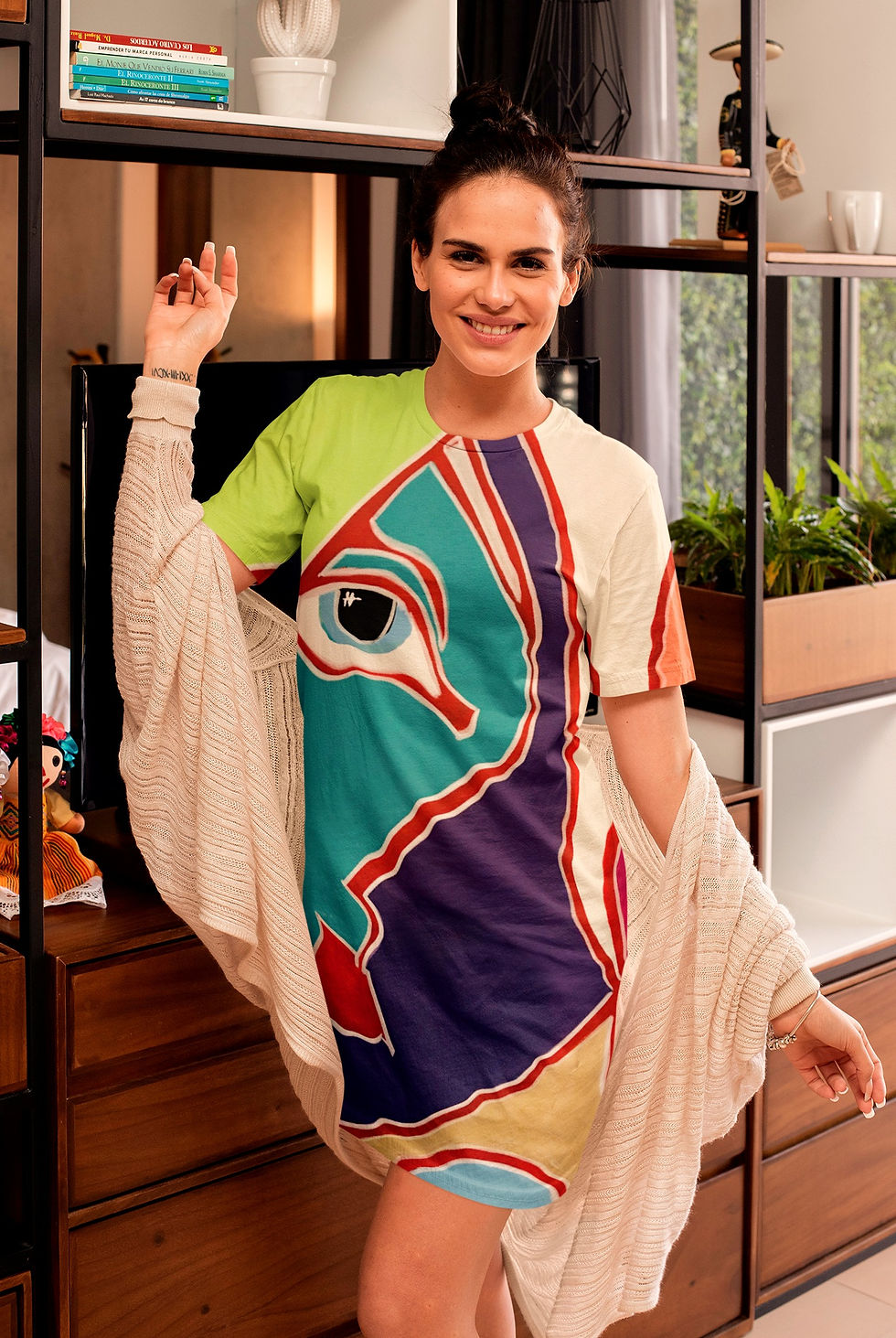 Miniaturbild: Endless Art Soft knit T-Shirt Dress