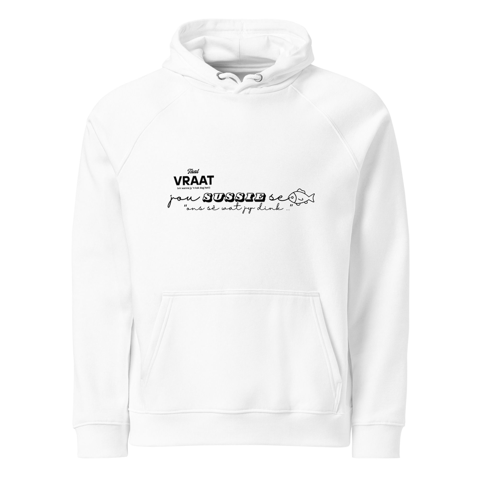 Unisex eco raglan hoodie