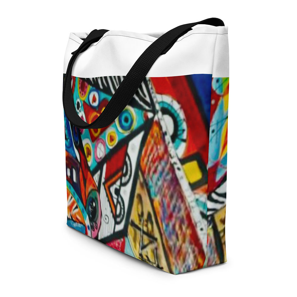 Thumbnail: All-Over Print Large Tote Bag