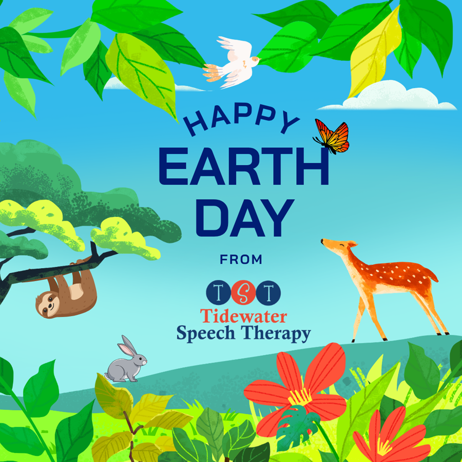 Happy Earth Day from Tidewater Speech Therapy 🌎💚