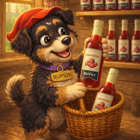 Rupsík a Jahodová čiapočka