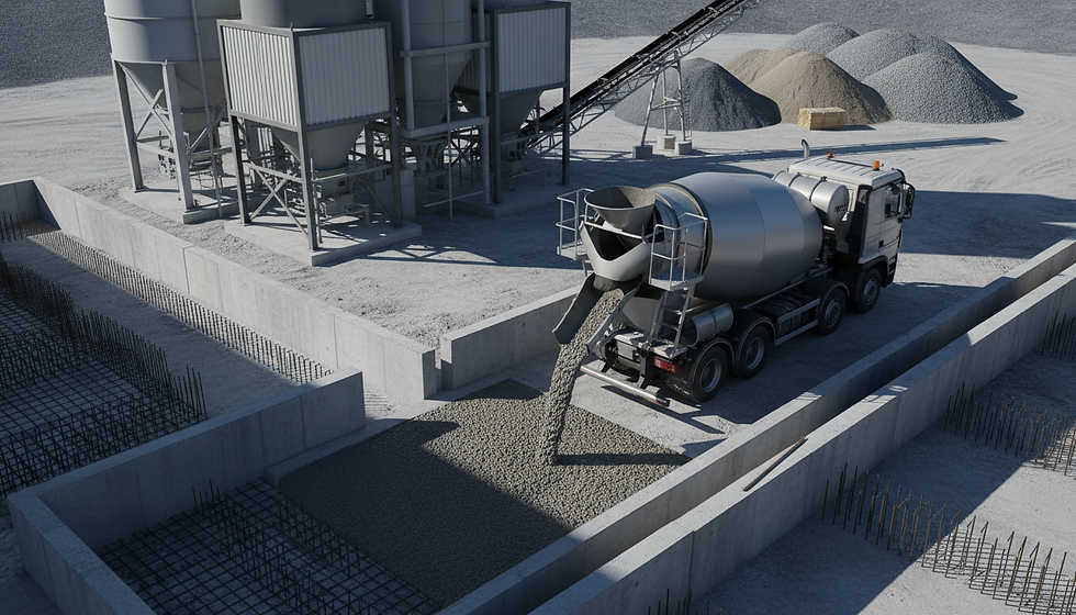 اكتشف مزايا الخرسانة الجاهزة واستخداماتها