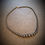 Miniature : Collier en perles dégressives d'obsidienne
