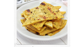 Flatbread van ons Joep's kikkererwtenmeel