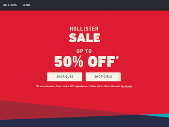 【為男友置裝!】HOLLISTER大減價低至5折!