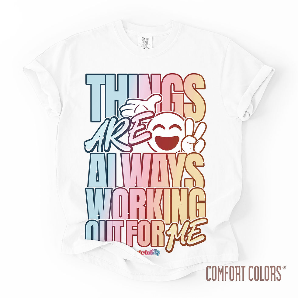 'Things are always working out for me' Abraham Hicks, Vortex, LOA Quote Shirt