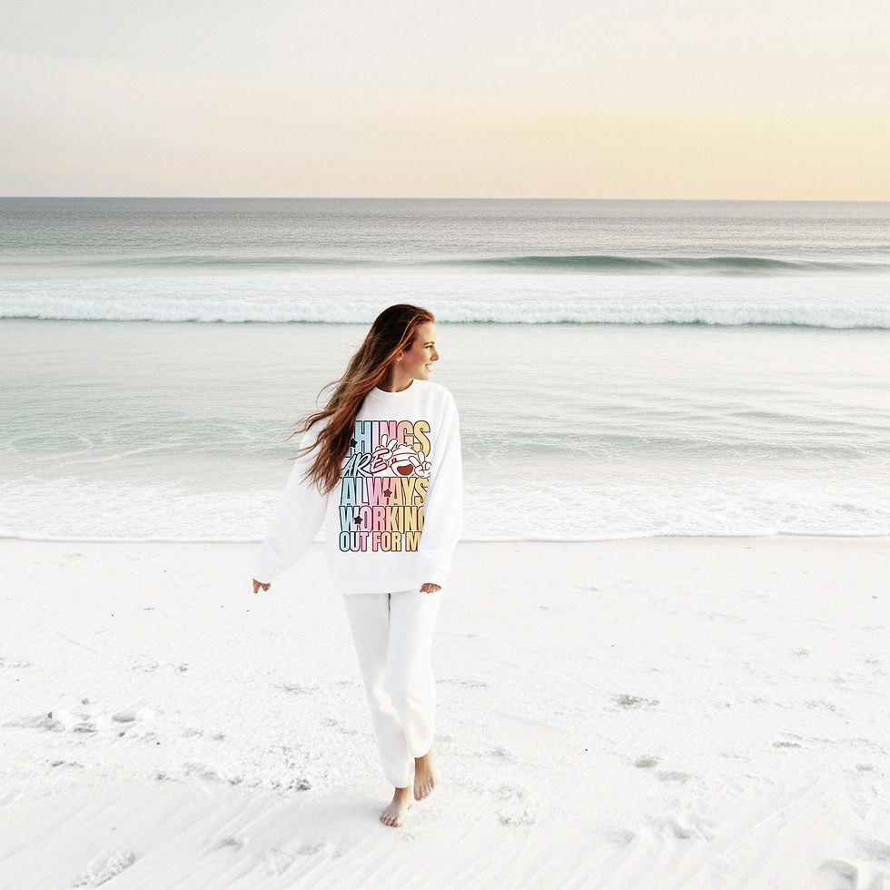 'Things are always working out for me' Abraham Hicks, Vortex, LOA Sweatshirt