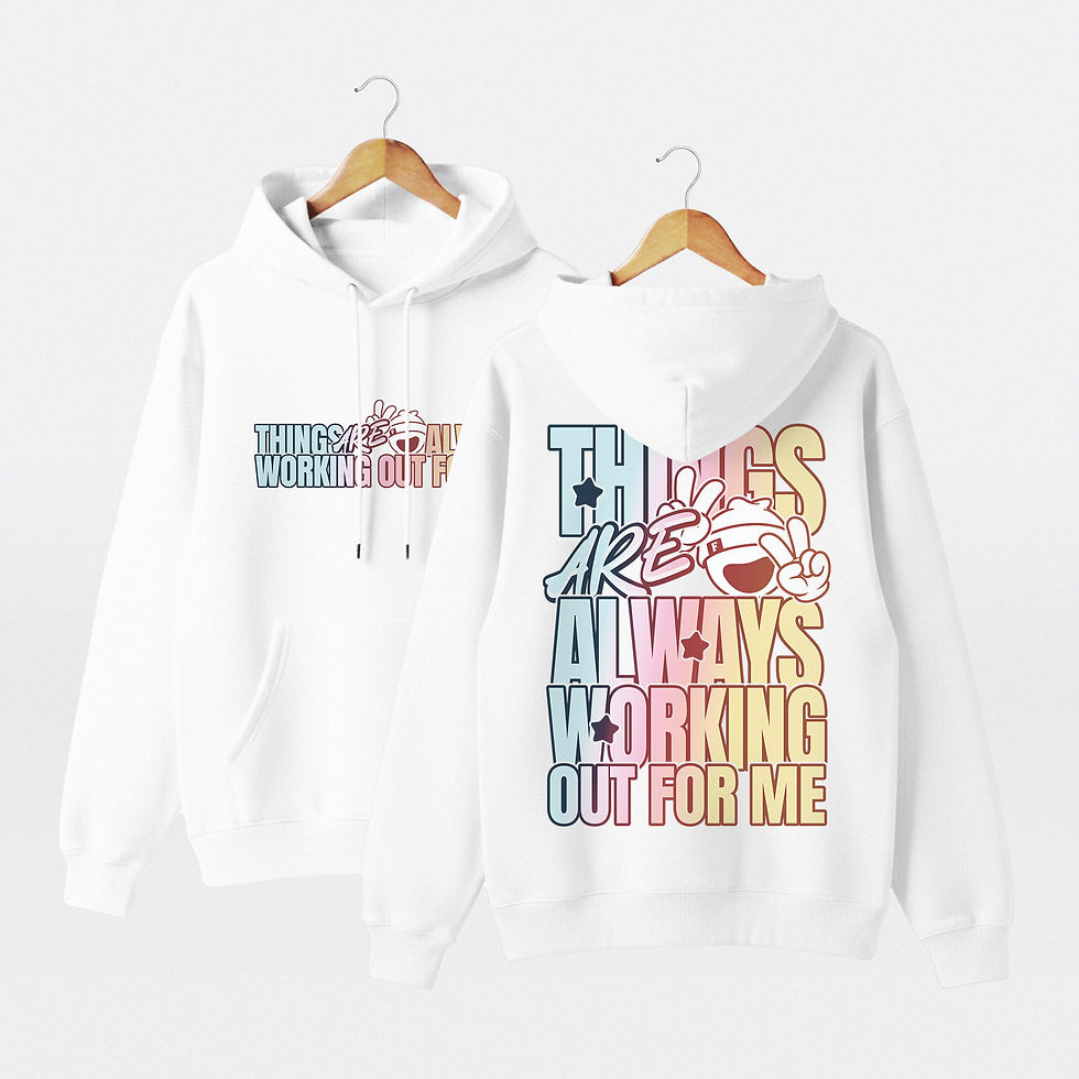 'Things are always working out for me' Abraham Hicks, Vortex, LOA Hoodie