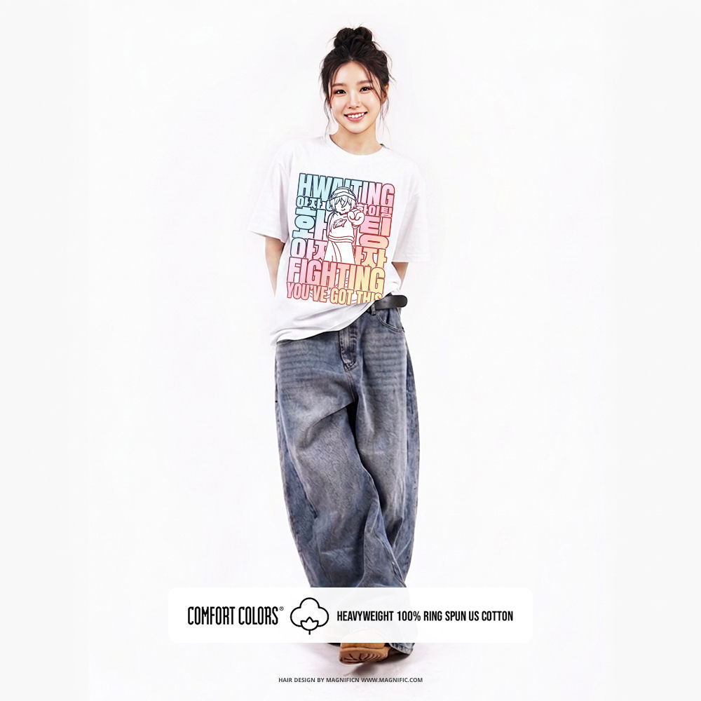 'Fighting, Hwaiting, You've got this' Pastel Shirt