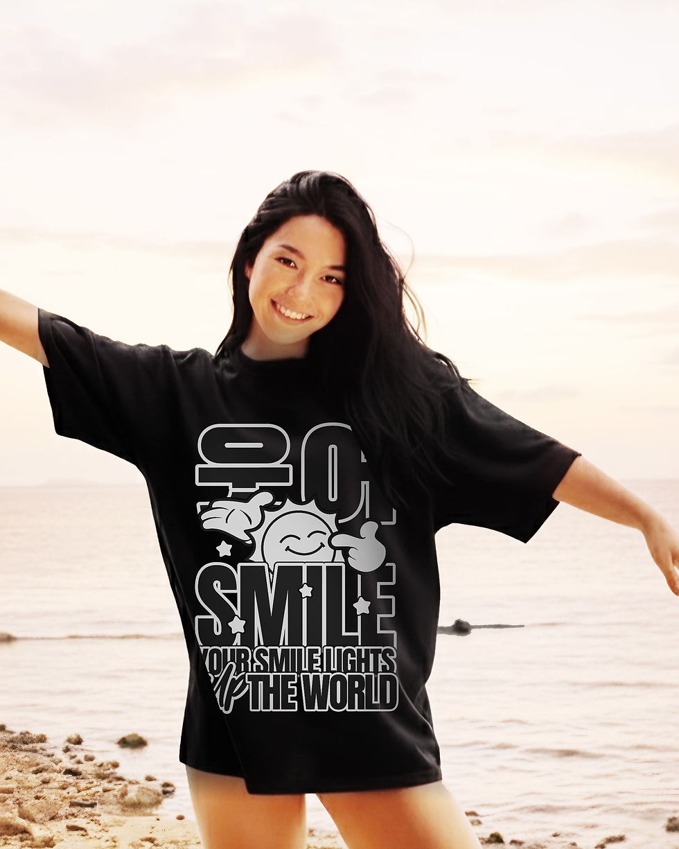 'Smile, Your smile lights up the world' Smile T‑Shirt