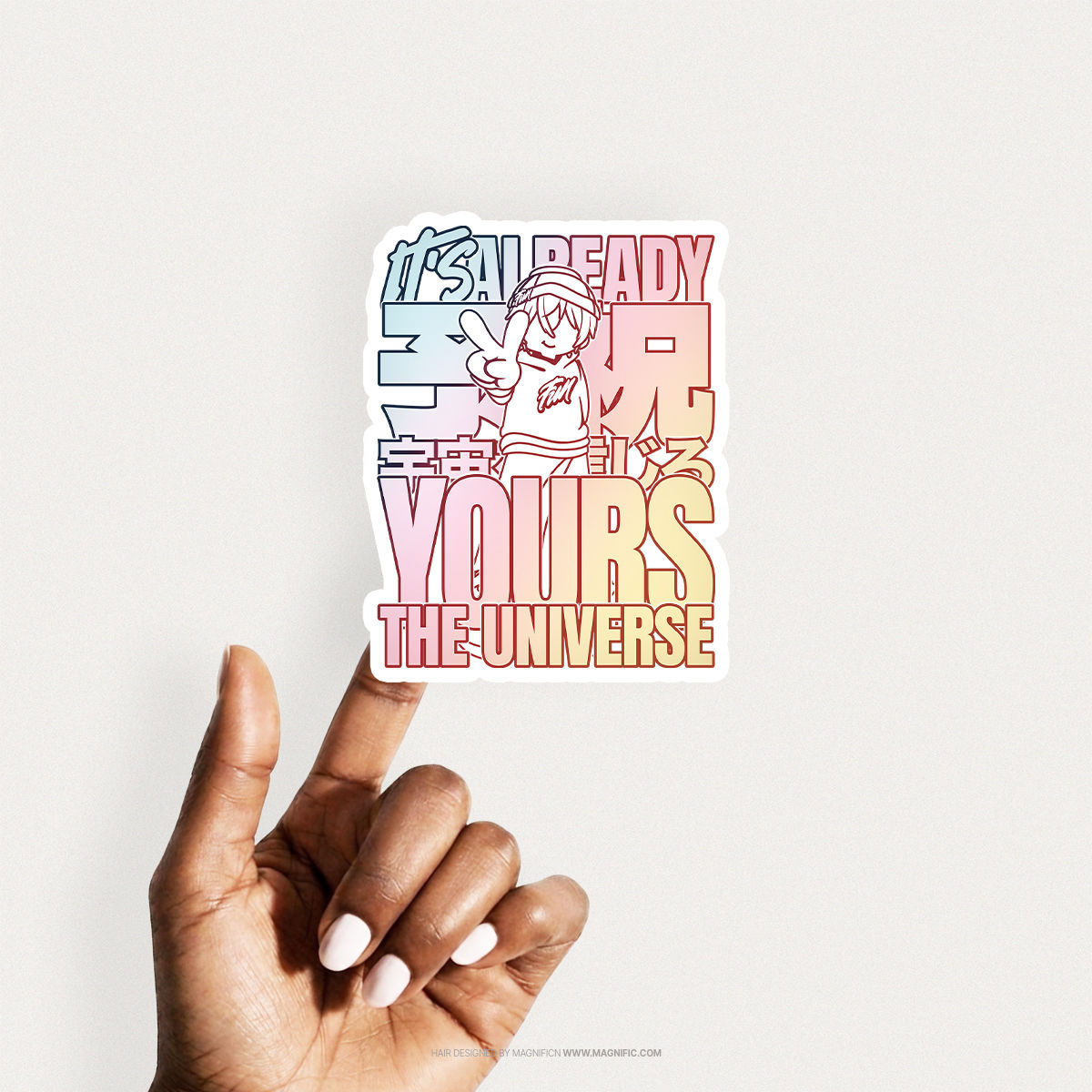 It's already yours, Abraham Hicks, Vortex, Law of Attraction Kiss-Cut Decal