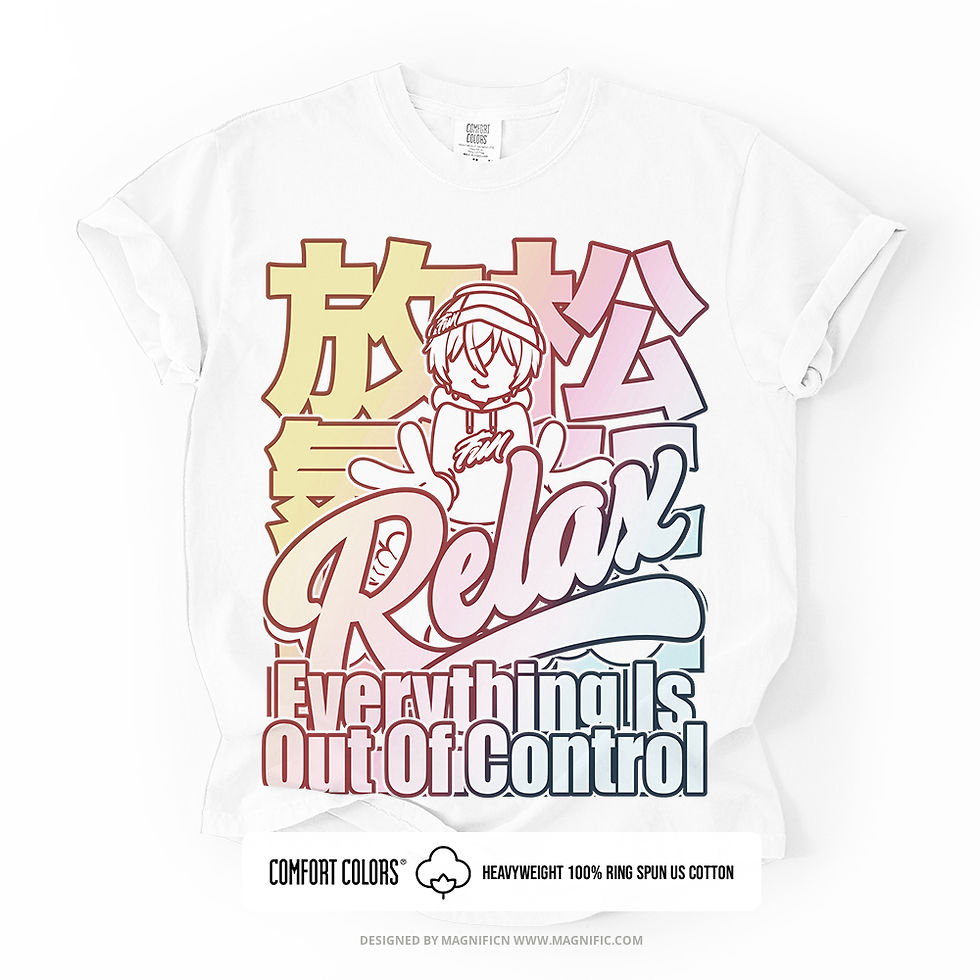 Thumbnail: Relax, Everything is out of control Shirt, Buddhist, Yoga, Meditation Shirt