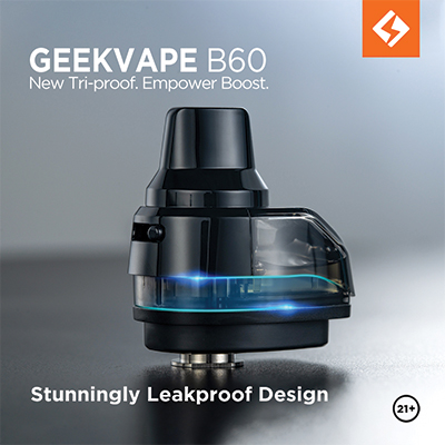 Geekvape
Aegis
Boost 2
(B60)
Replacement
Pod
Cartridge
Kit No Coil
1x2