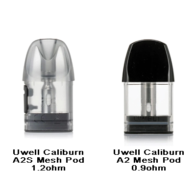 Uwell Caliburn A2 & A2S Mesh Pod Cartridge - 1x4
