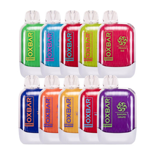 Oxbar Rechargeable Bar-
G8000 puff 50mg