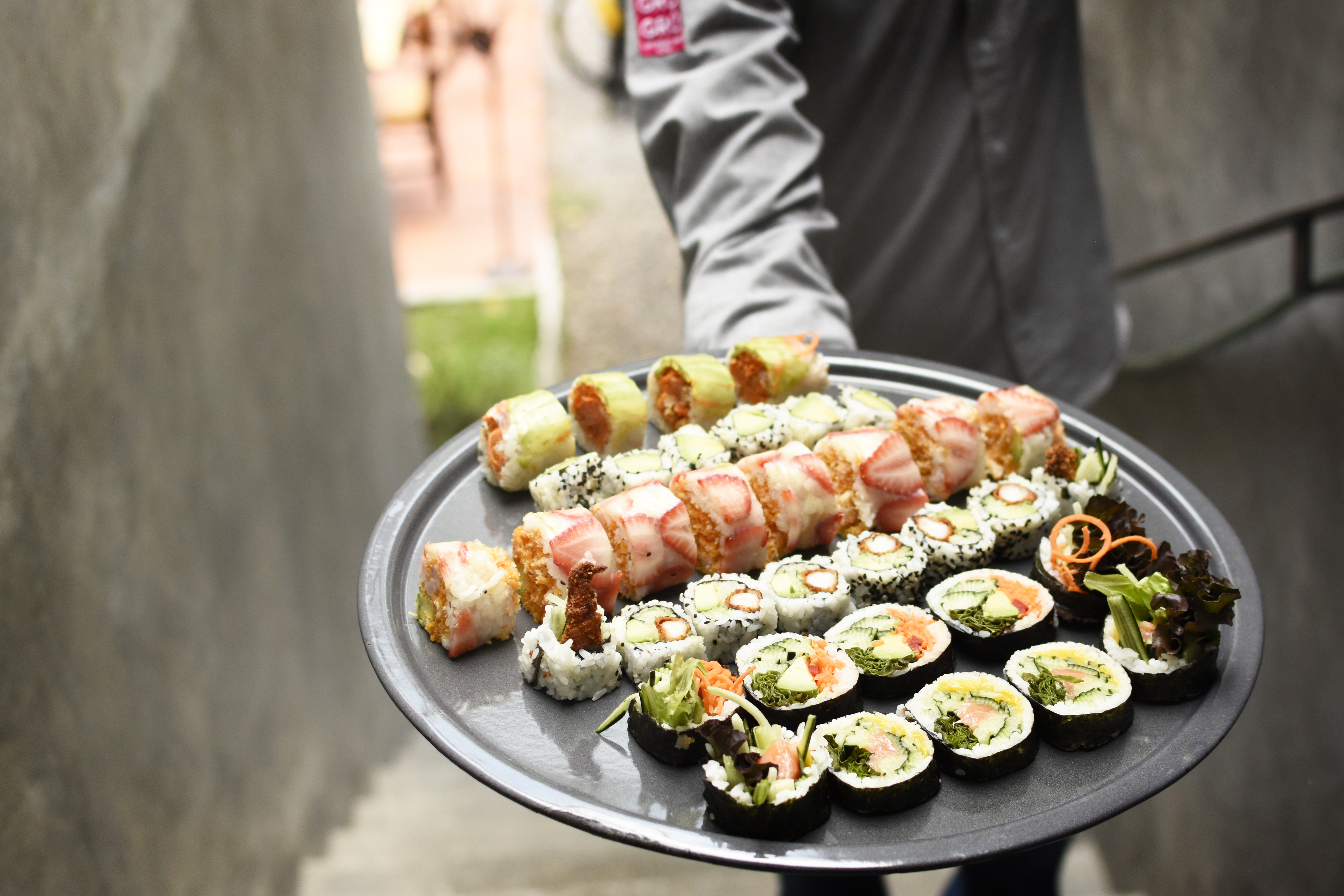 Arranged Food and Objects