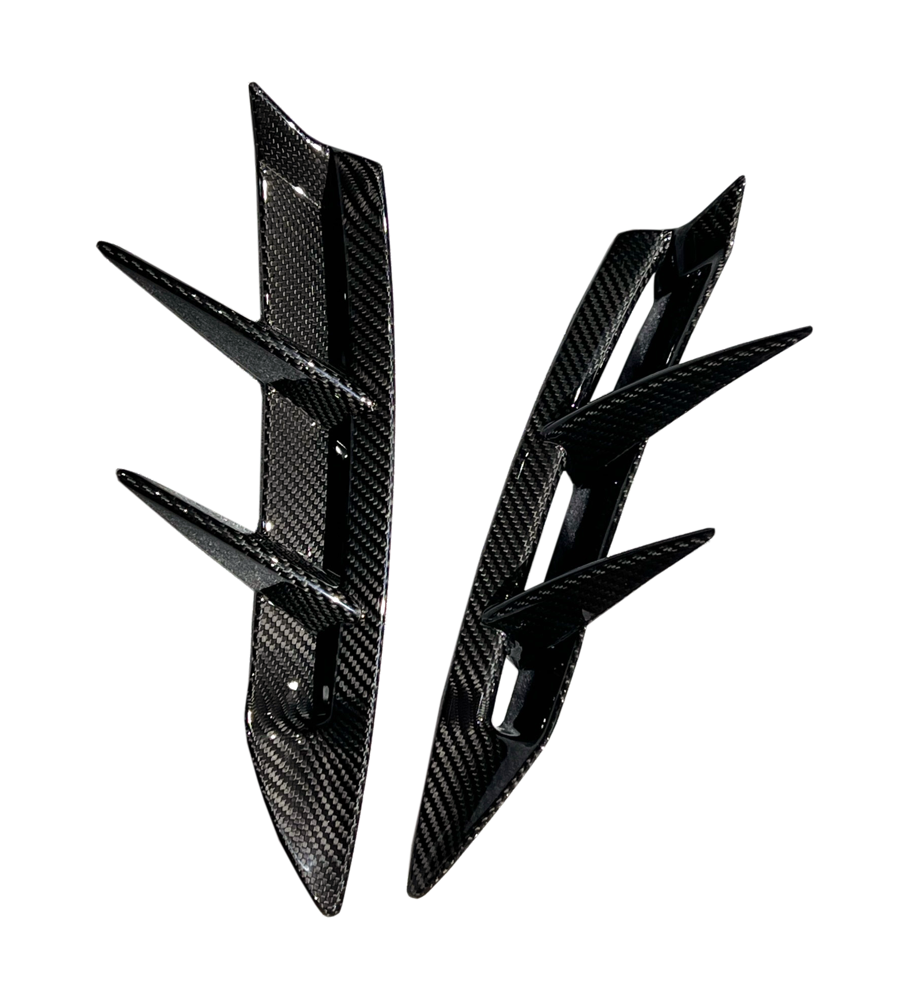 Rexpeed Dry Carbon V2 Rear Canards, Toyota Supra GR A90