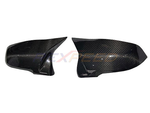 Rexpeed DRY Carbon Fiber M Style Mirror Replacements