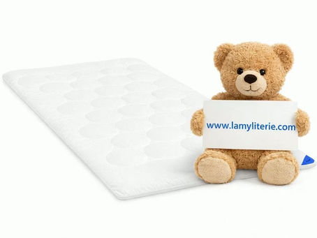 Matelas trop ferme ? Le surmatelas ANAN LamyConfort, ultra moelleux, fabriqué en France, apporte un confort immédiat et premium sans changer de literie.