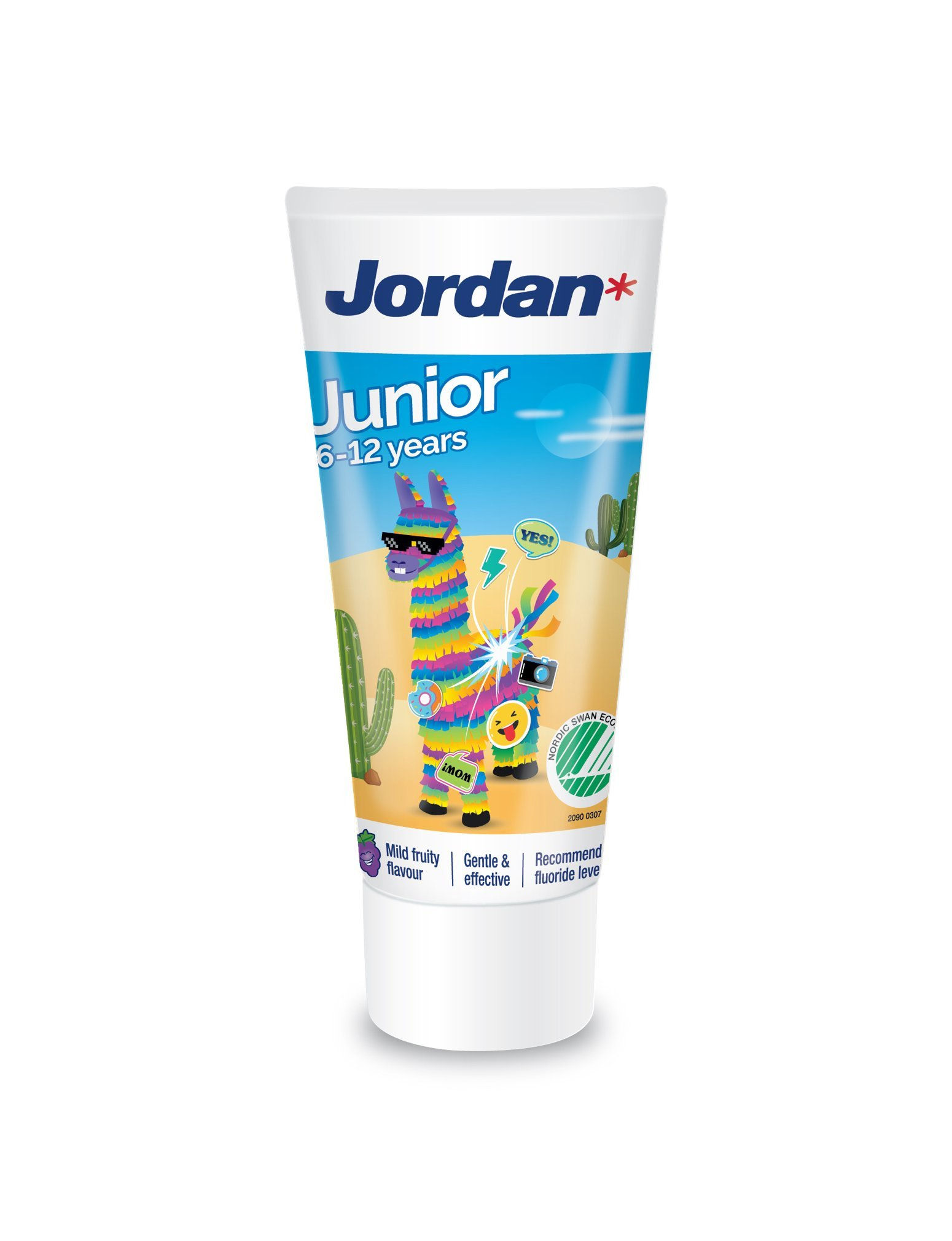 JORDAN - DENTIFRICE ENFANT GOUT FRUITE 6-12 ANS Tube de 50ml