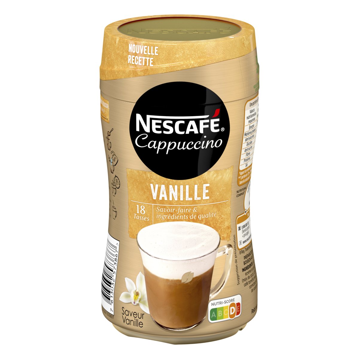 NESCAFE - CAPPUCCINO SAVEUR VANILLE Boite de 310g