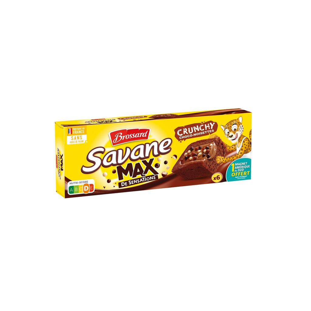 BROSSARD - GÂTEAU SAVANE CRUNCHY Paquet de 180g