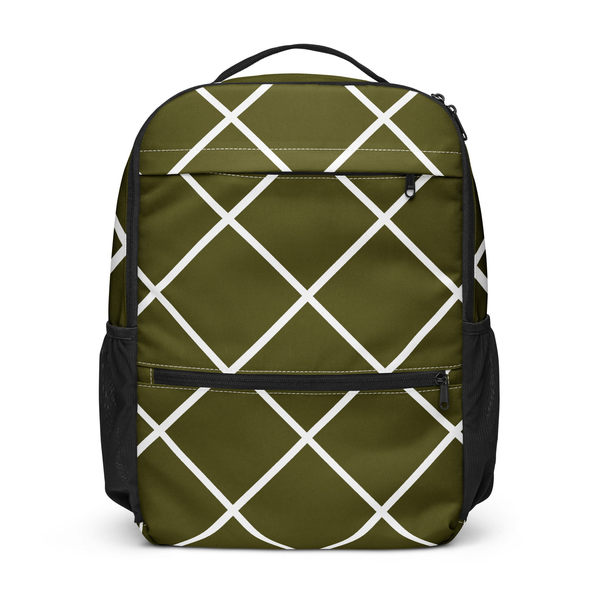 Green minimalist backpack