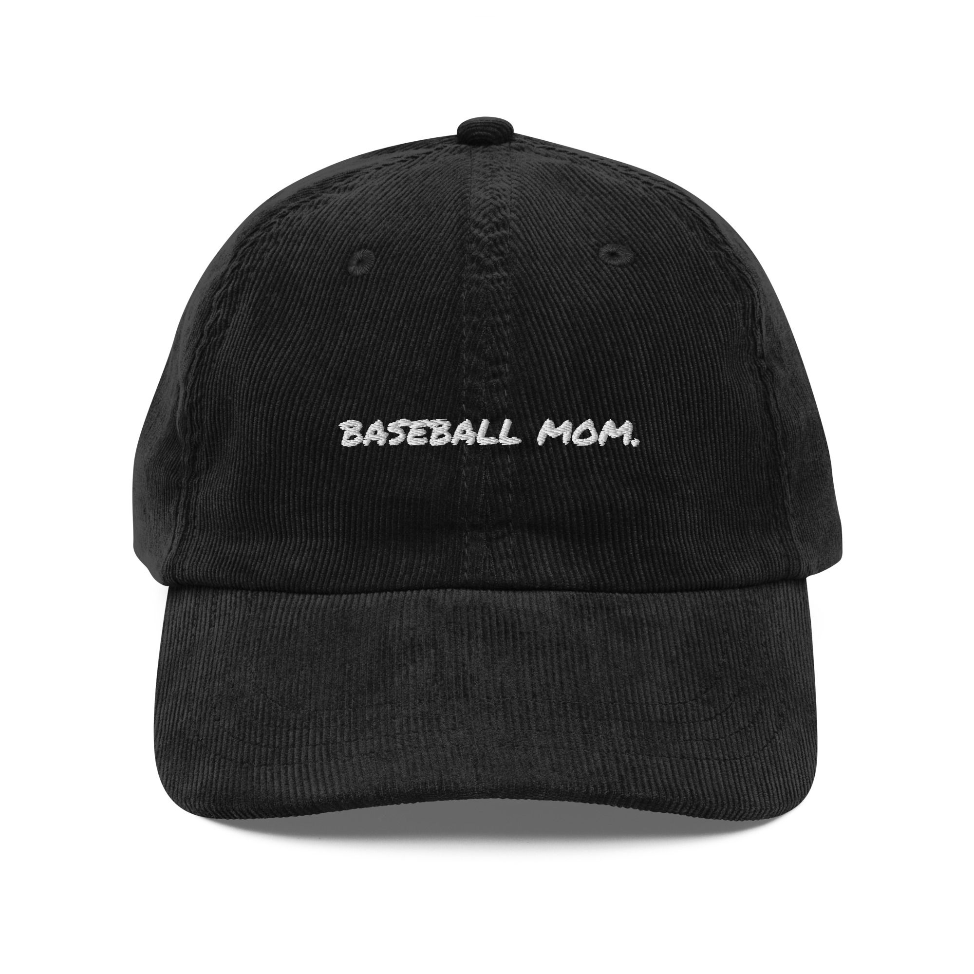 Vintage Baseball mom corduroy cap