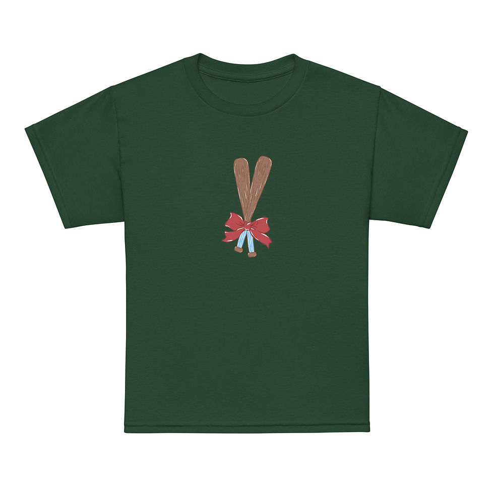 Thumbnail: Bats + Bows-Youth t-shirt