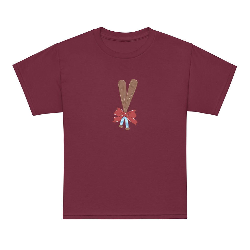Thumbnail: Bats + Bows-Youth t-shirt