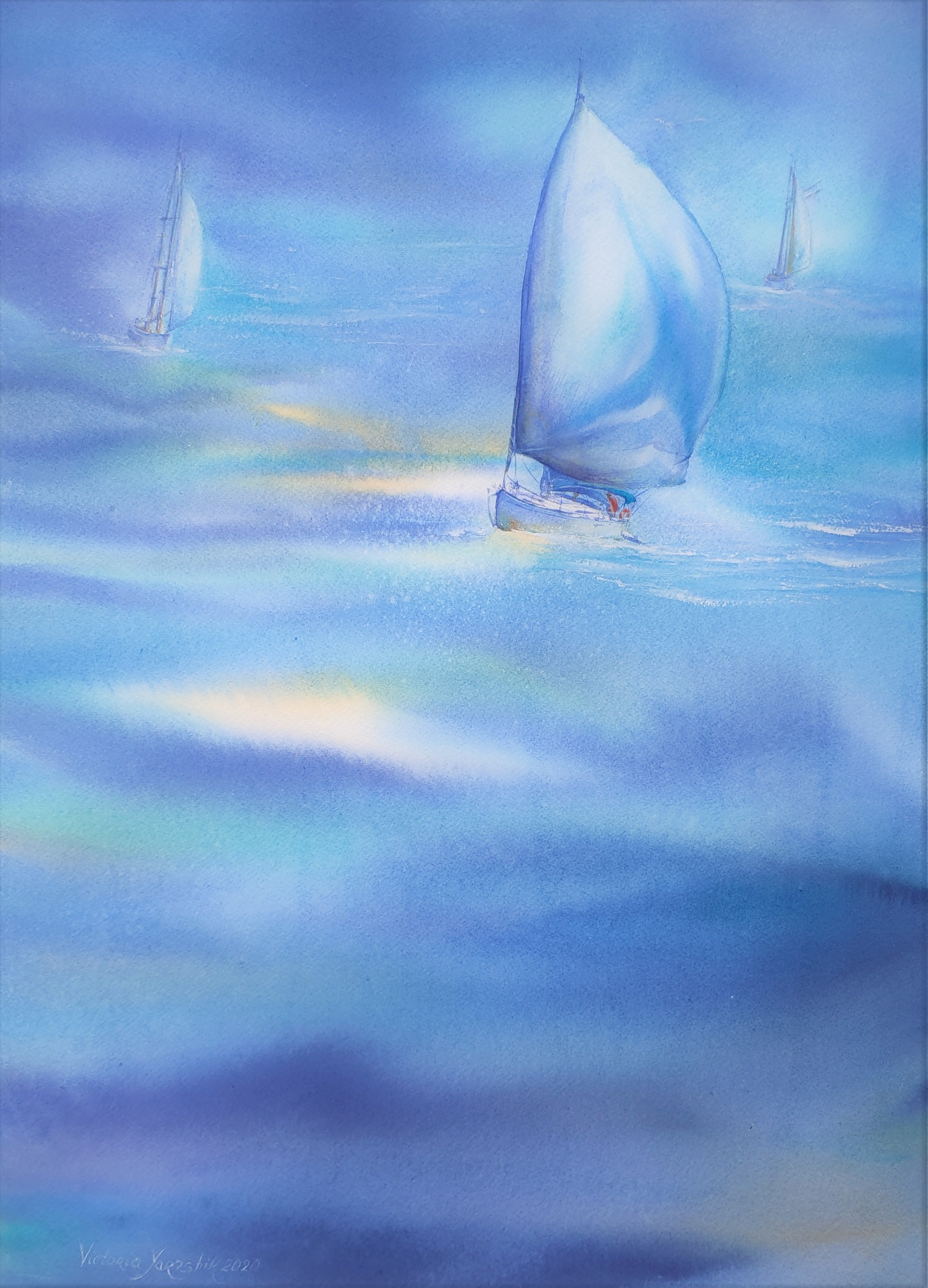 " In the sea"